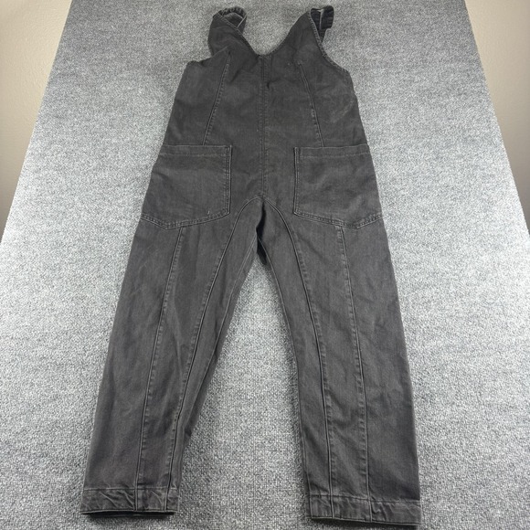 We The Free Pants - We The Free Overalls Womens S Black Denim Sleeveless One Piece Jumpsuit Pockets